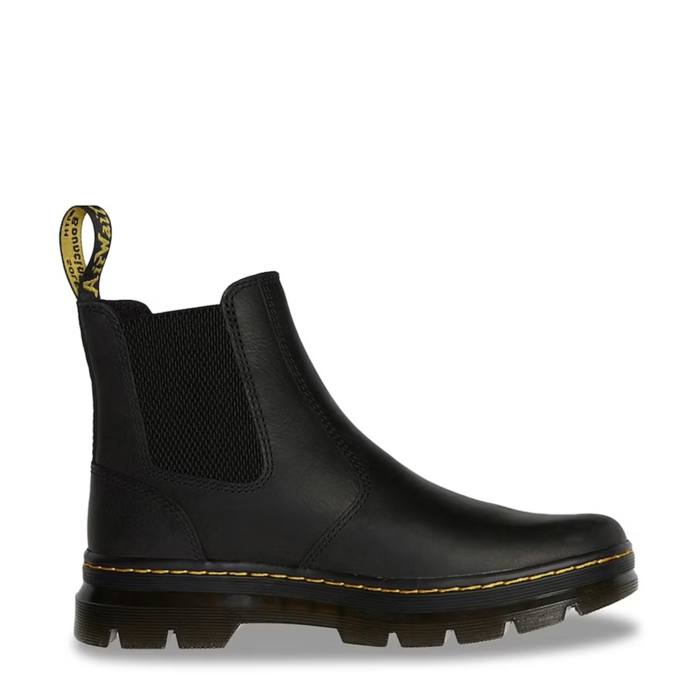 Men’s Dr. Martens black boots.Size 10L,9M,42EU. EUC.